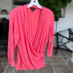 Limited Drapped Melon Blouse
